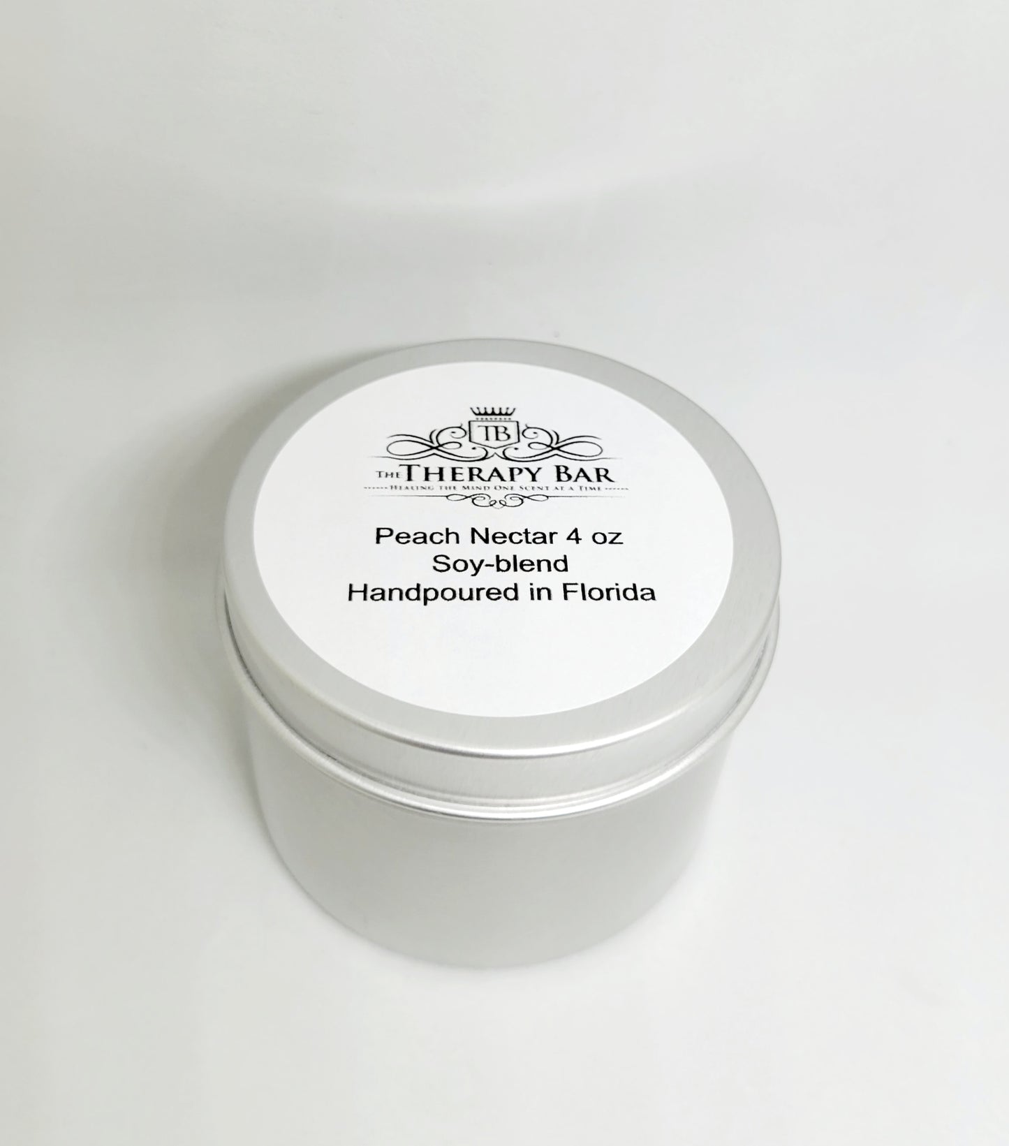 Peach Nectar Tin Candles 4 oz